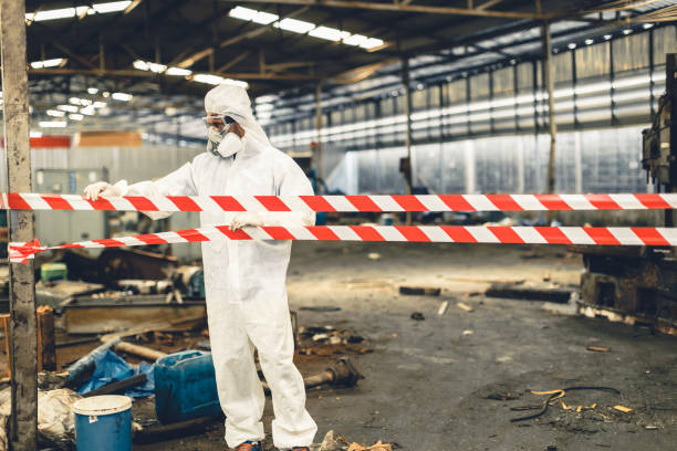 Professional Crime Scene Cleanup technician working in Osceola, IN